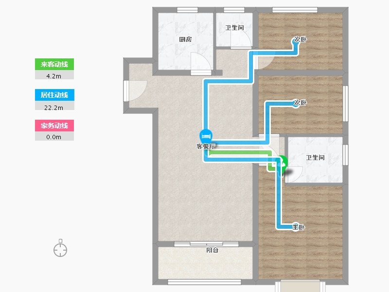 河北省-邢台市-金科和院-95.00-户型库-动静线