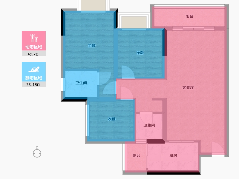 四川省-内江市-奥特莱斯-71.20-户型库-动静分区