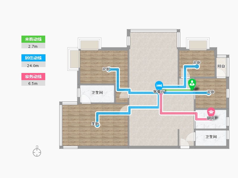 广东省-深圳市-俊景豪园-116.62-户型库-动静线