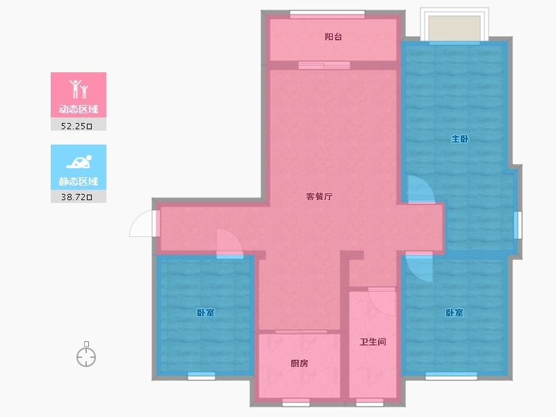 河南省-南阳市-七里香溪-100.80-户型库-动静分区