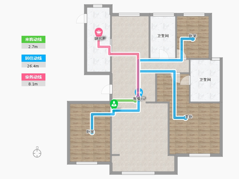 辽宁省-沈阳市-保利海上五月花-117.60-户型库-动静线