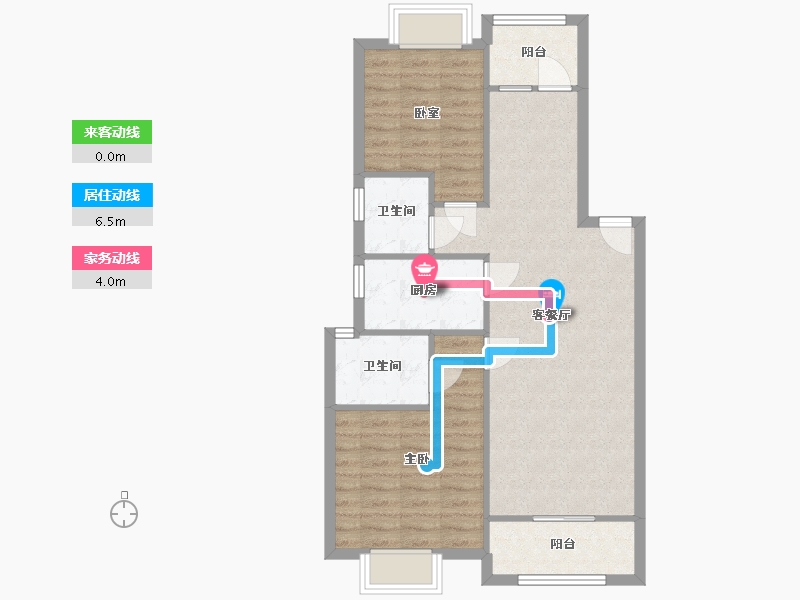 浙江省-温州市-恒大逸合城-81.60-户型库-动静线