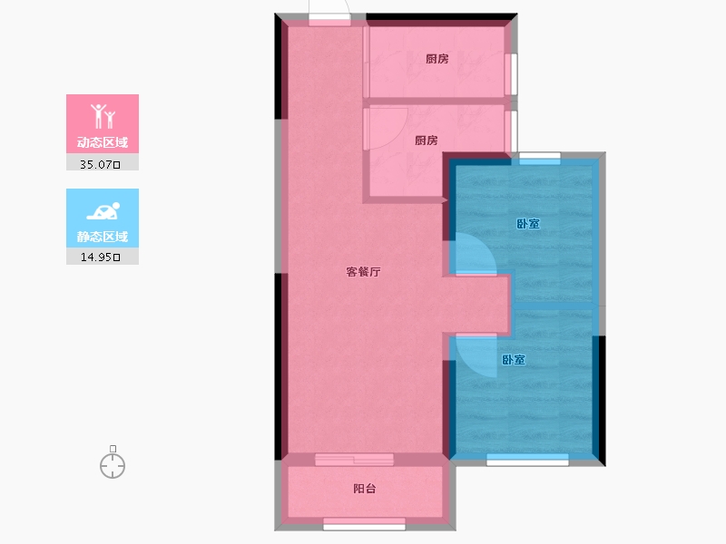 河北省-石家庄市-保利天汇-51.00-户型库-动静分区