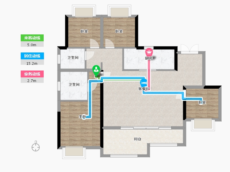 四川省-成都市-新川印-114.40-户型库-动静线