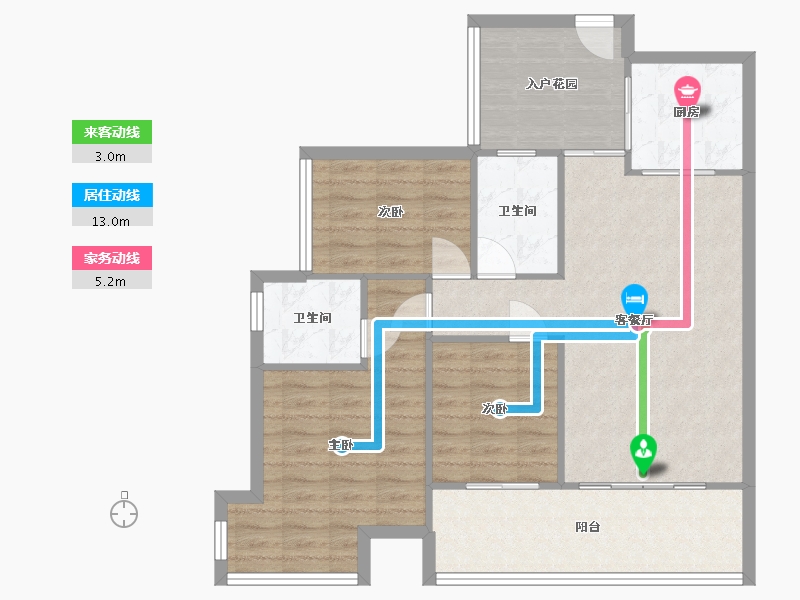 广东省-中山市-敏捷锦绣明珠-79.90-户型库-动静线