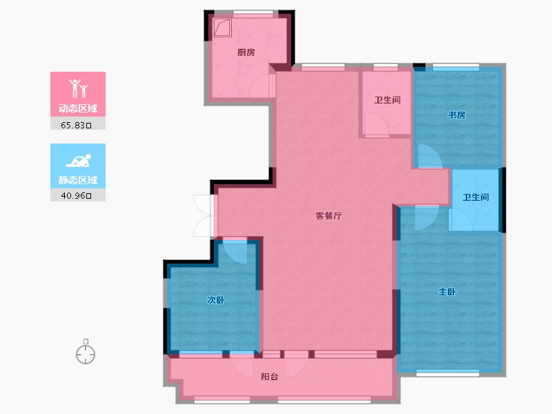 山东省-潍坊市-天阙府-99.20-户型库-动静分区