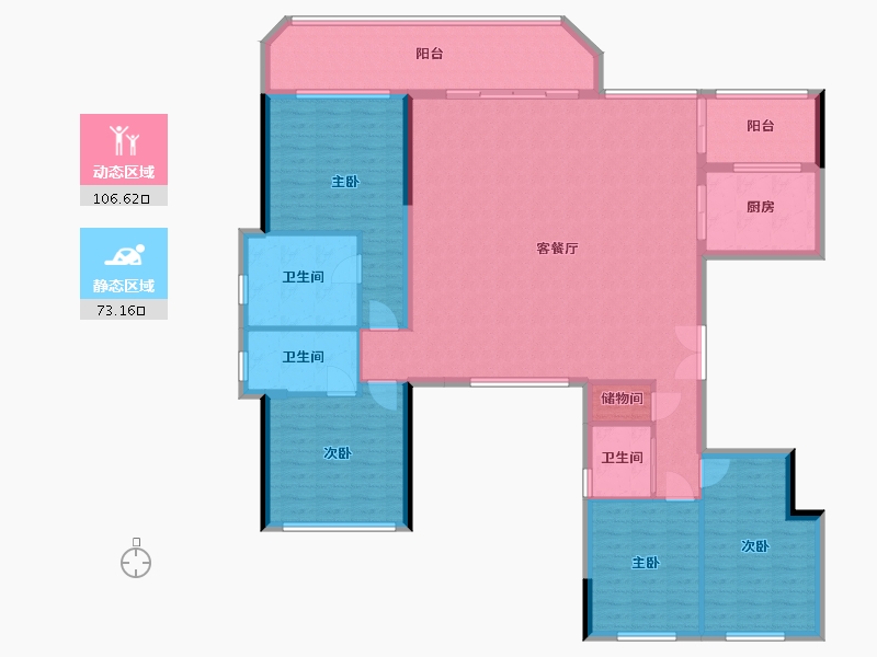 贵州省-黔西南布依族苗族自治州-万昌杏林春晓-150.00-户型库-动静分区