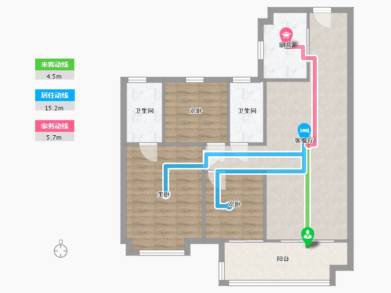 江苏省-淮安市-淮府-87.20-户型库-动静线