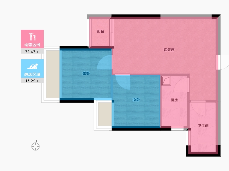 广东省-深圳市-星河盛境-45.00-户型库-动静分区