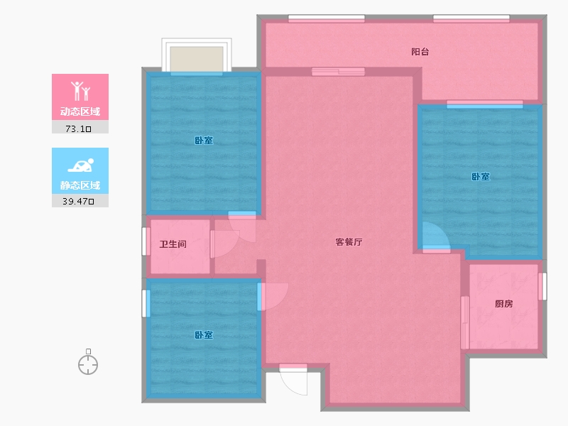 河南省-信阳市-安弘成功花园-115.00-户型库-动静分区