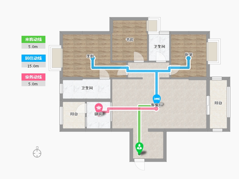 广东省-惠州市-盛世豪庭-91.20-户型库-动静线