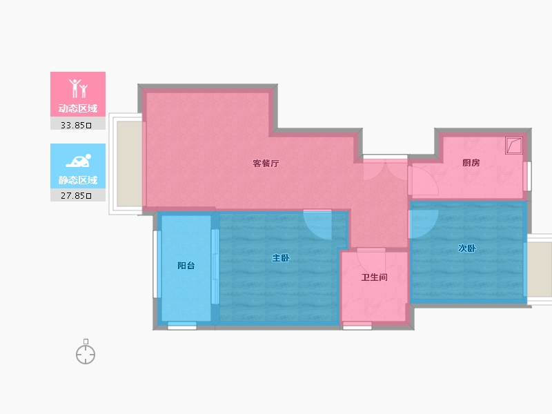 福建省-三明市-闽运小区-55.24-户型库-动静分区