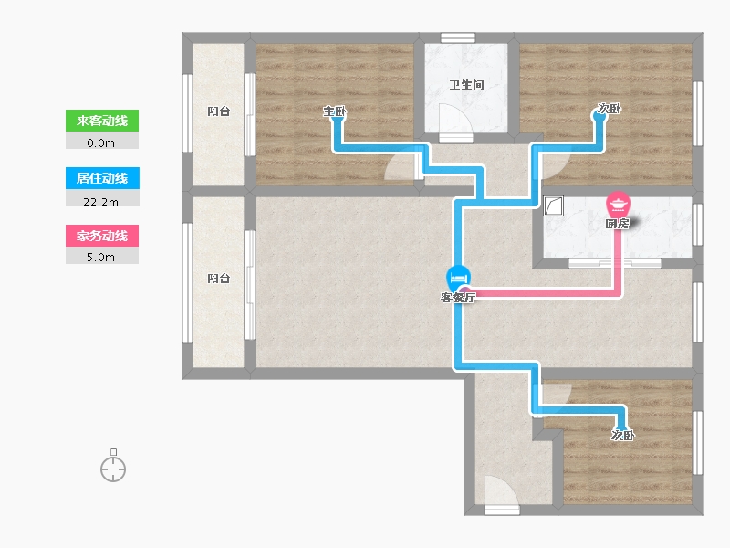 河北省-承德市-金圣元花园小区-93.38-户型库-动静线