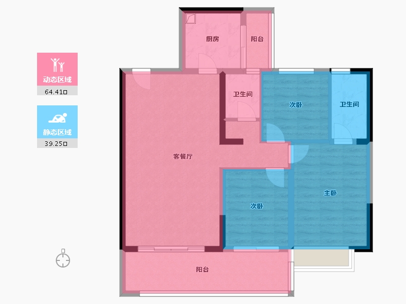 广东省-阳江市-壹方天誉-92.00-户型库-动静分区