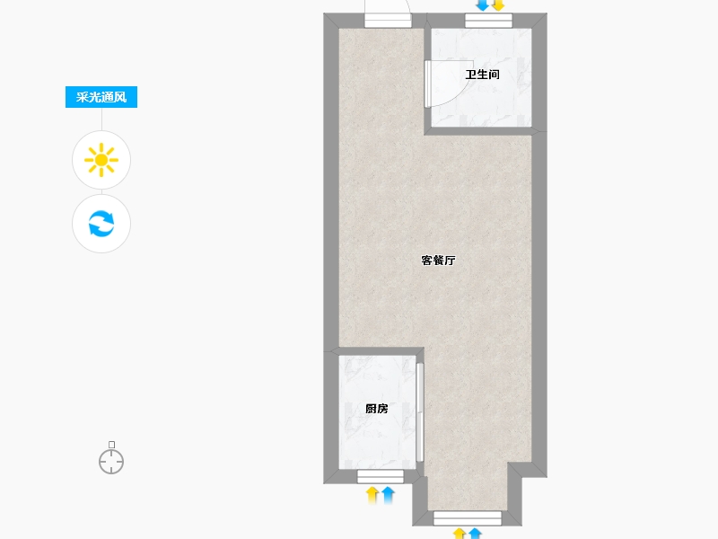 湖北省-武汉市-东方雨林-31.80-户型库-采光通风