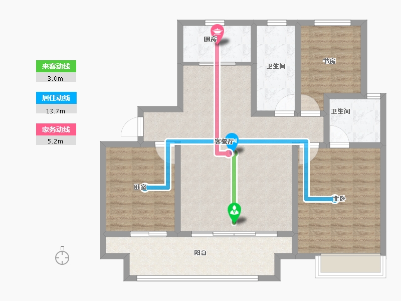 山东省-威海市-威新瑞璟-100.00-户型库-动静线