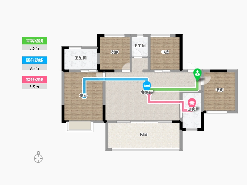 四川省-成都市-绛溪里-114.31-户型库-动静线