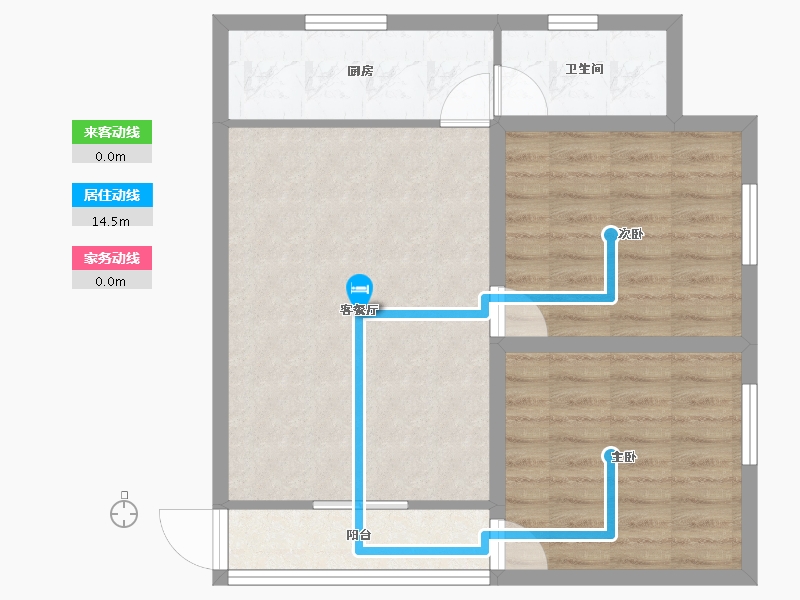 广东省-深圳市-松泉公寓-64.52-户型库-动静线