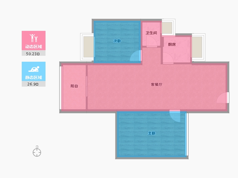 广东省-深圳市-东港印象-69.19-户型库-动静分区