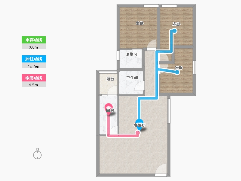 广东省-深圳市-中信海滨花园-83.53-户型库-动静线