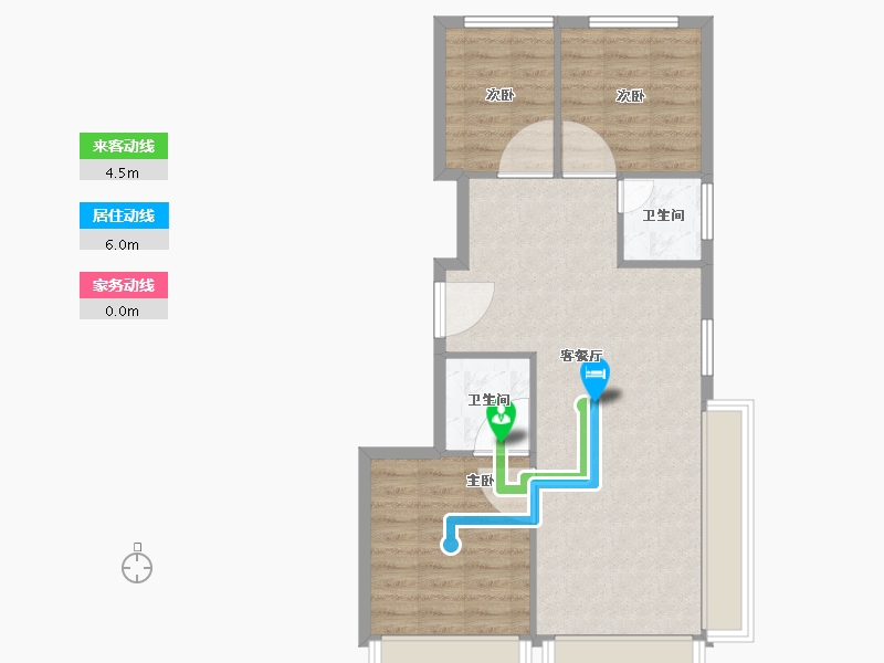 北京-北京市-招商璀璨公元-71.01-户型库-动静线