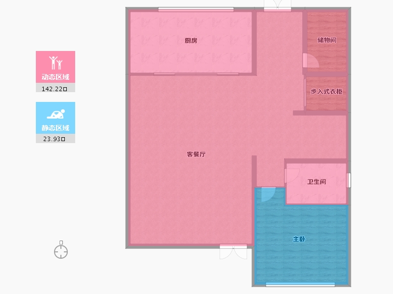 上海-上海市-高阳新里-154.84-户型库-动静分区