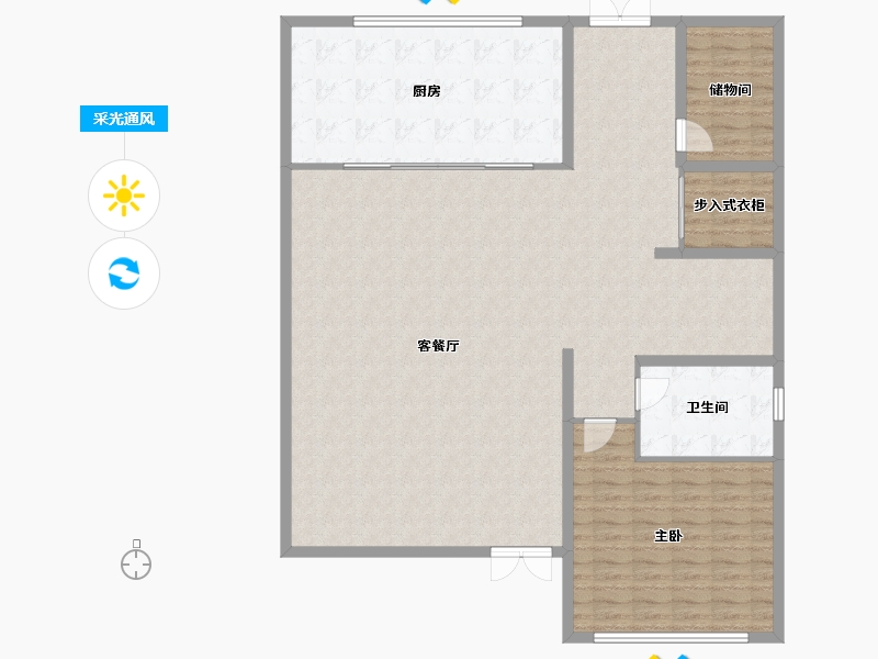 上海-上海市-高阳新里-154.84-户型库-采光通风