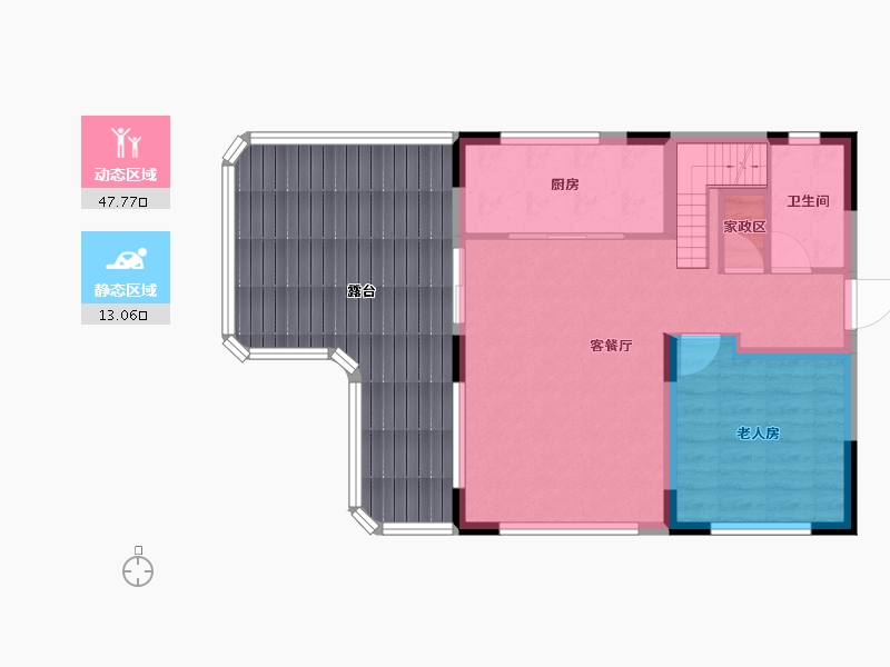 广西壮族自治区-桂林市-凤凰来栖-78.98-户型库-动静分区