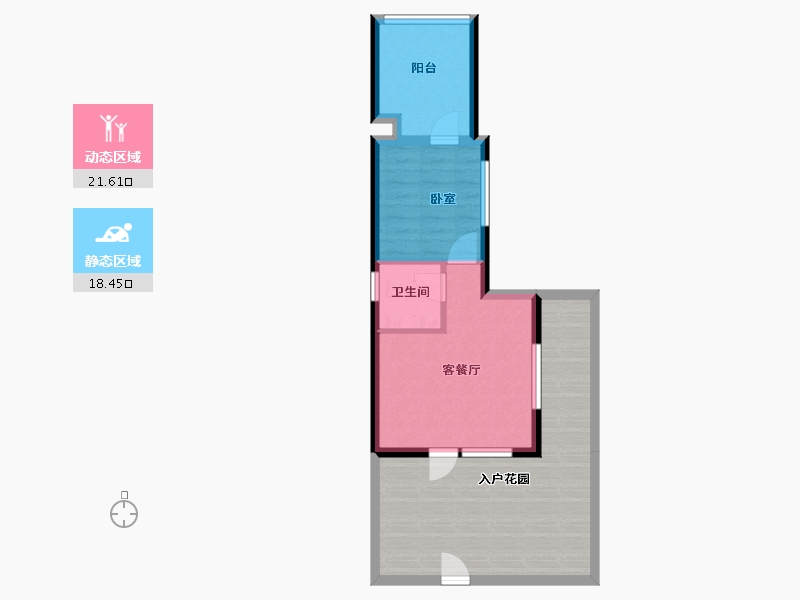 北京-北京市-北京山谷-60.28-户型库-动静分区