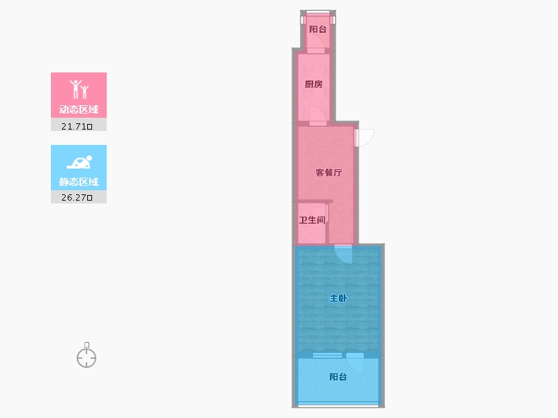 北京-北京市-小南庄小区-34.77-户型库-动静分区