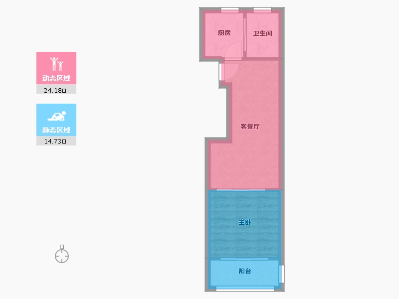 上海-上海市-桃浦六村-33.59-户型库-动静分区