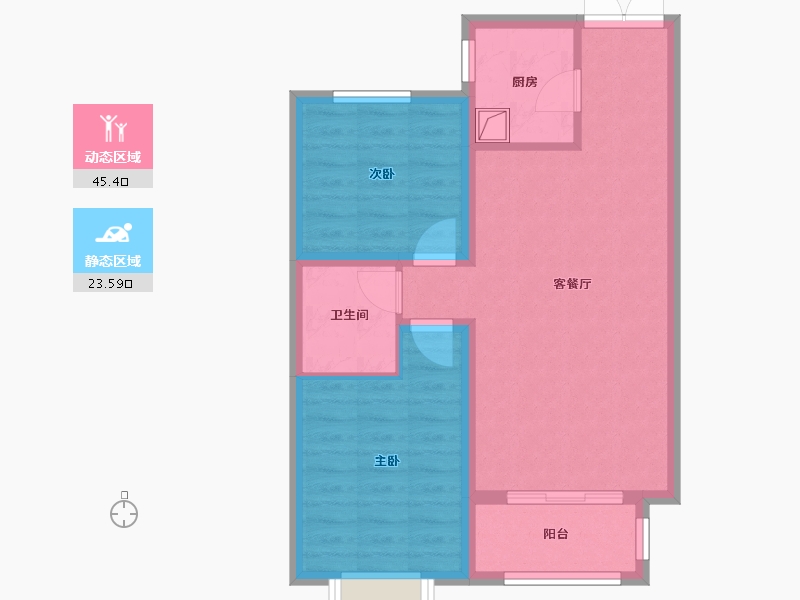 河北省-邢台市-邢台赋-61.31-户型库-动静分区