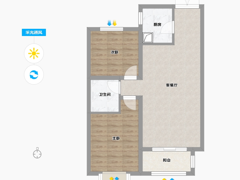 河北省-邢台市-邢台赋-61.31-户型库-采光通风