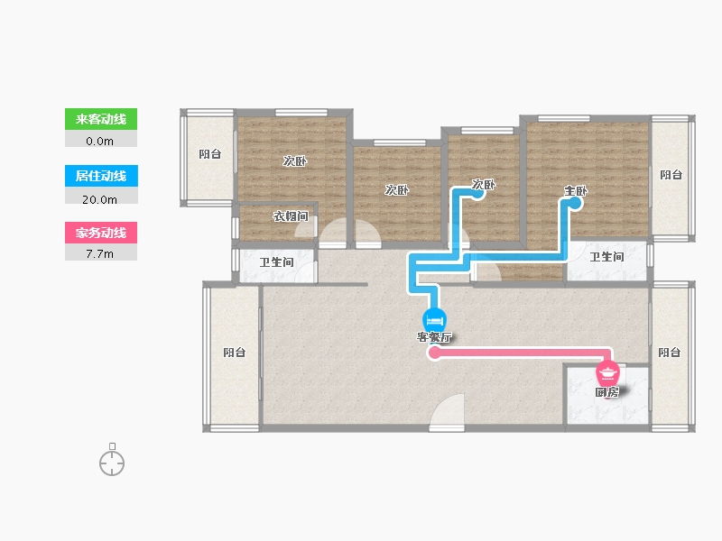 广东省-深圳市-桐林花园-168.27-户型库-动静线