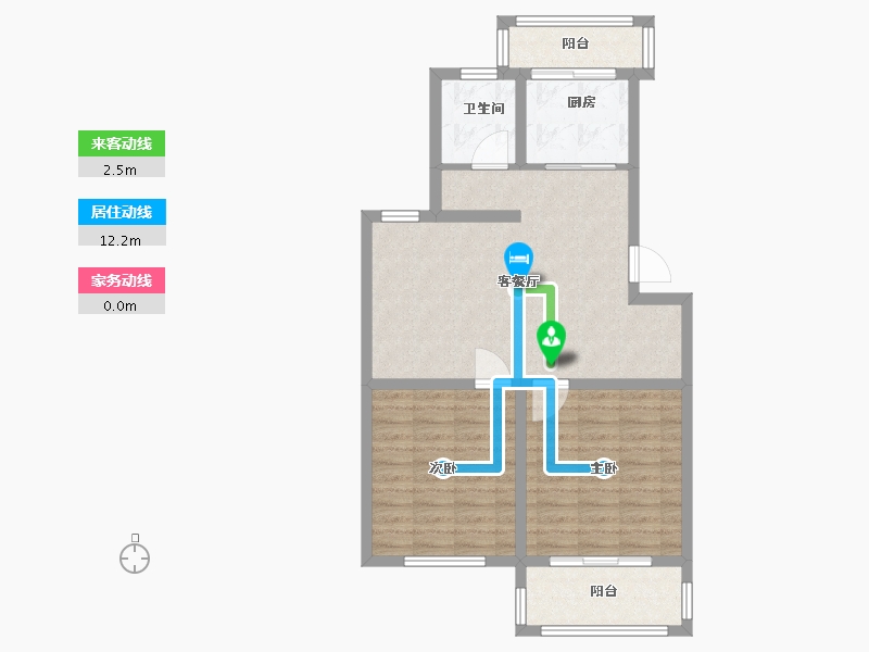 江苏省-连云港市-富邦万得园-74.40-户型库-动静线