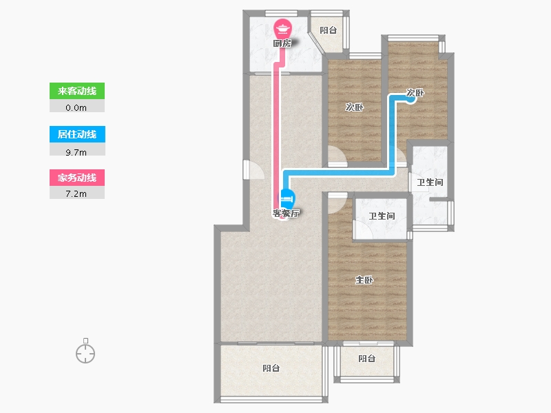 广东省-深圳市-合正锦园-101.61-户型库-动静线