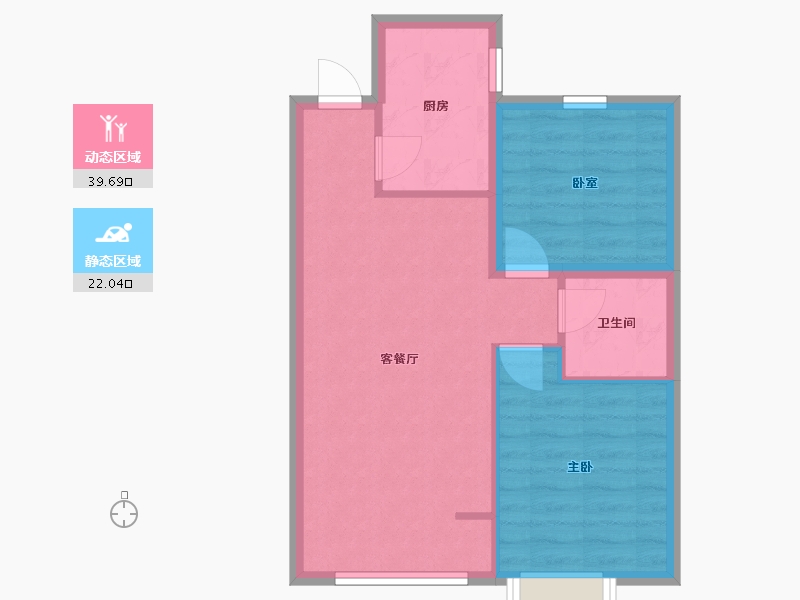 河北省-秦皇岛市-渤越天筑-55.40-户型库-动静分区