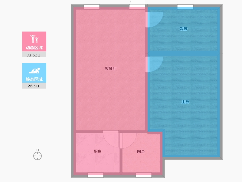 广东省-深圳市-松泉公寓-54.01-户型库-动静分区