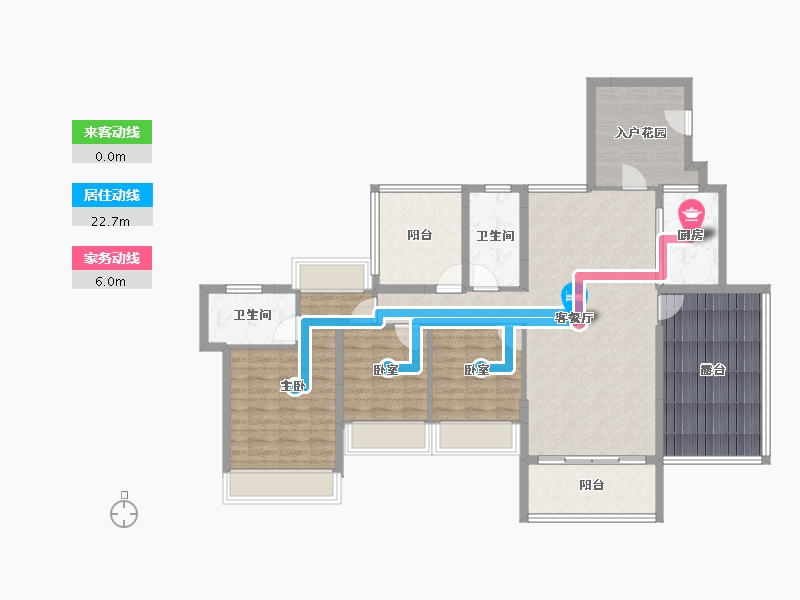 广东省-惠州市-金裕星河丹堤-122.05-户型库-动静线