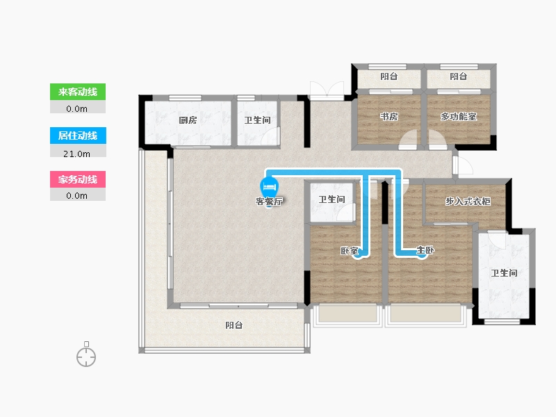 江西省-南昌市-绿都·广州路壹号-151.38-户型库-动静线