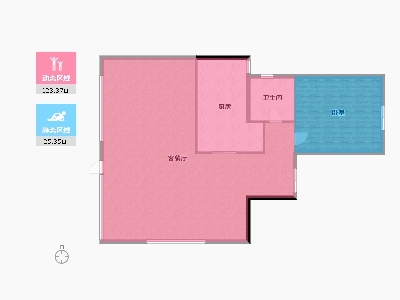 湖北省-孝感市-民邦·璞樾-140.29-户型库-动静分区