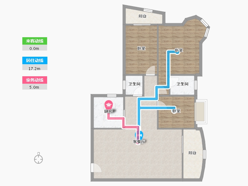 广东省-深圳市-梧桐海景苑-101.08-户型库-动静线