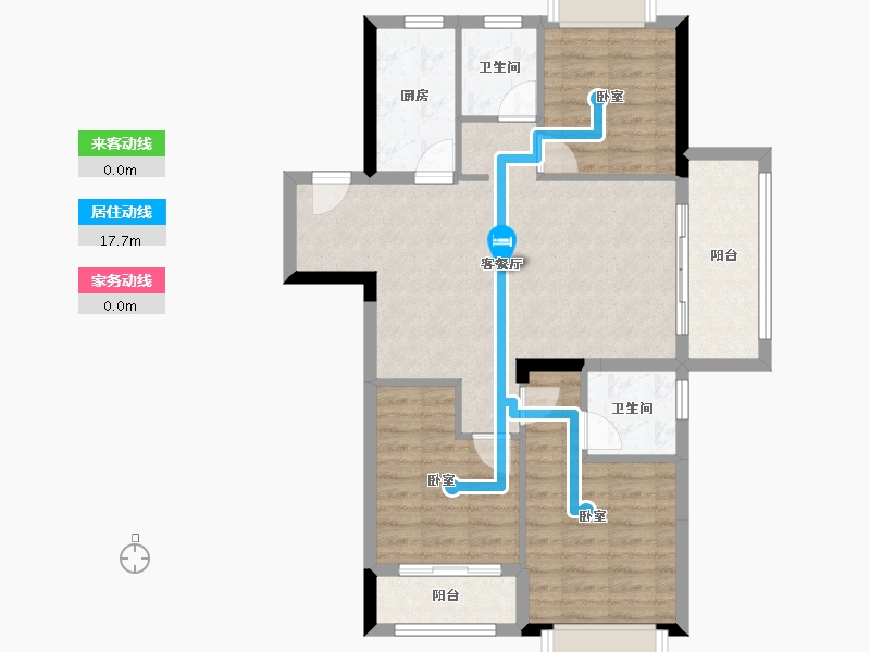 江西省-南昌市-绿都观澜府云镜-82.02-户型库-动静线