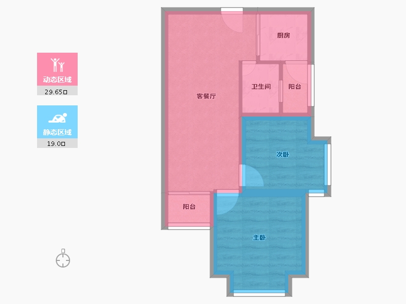 广东省-深圳市-金城华庭-42.70-户型库-动静分区