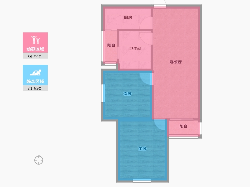 广东省-深圳市-金城华庭-51.56-户型库-动静分区