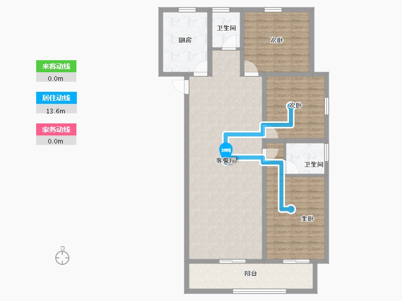 河南省-南阳市-新冉·天润一方-112.27-户型库-动静线