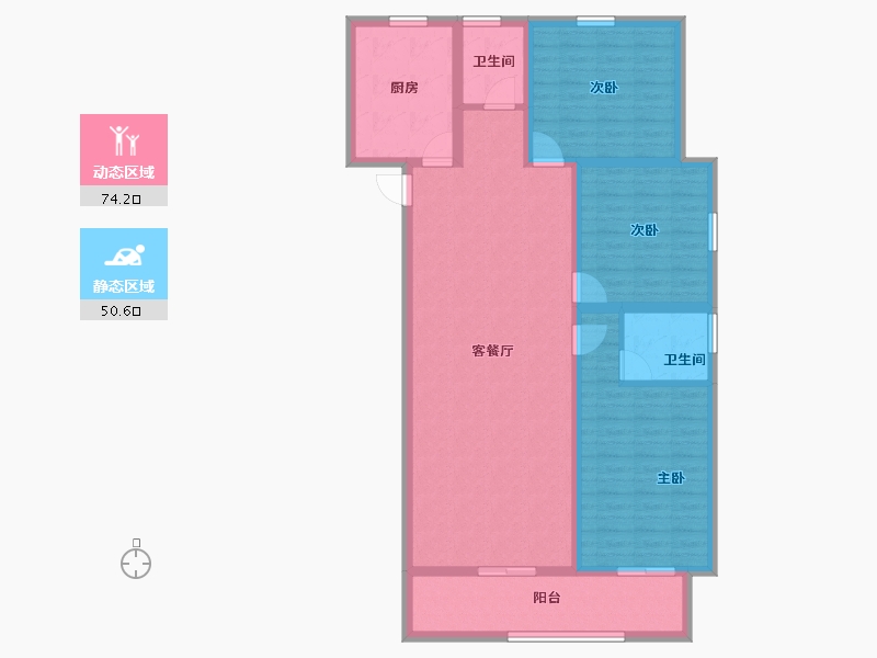 河南省-南阳市-新冉·天润一方-112.27-户型库-动静分区