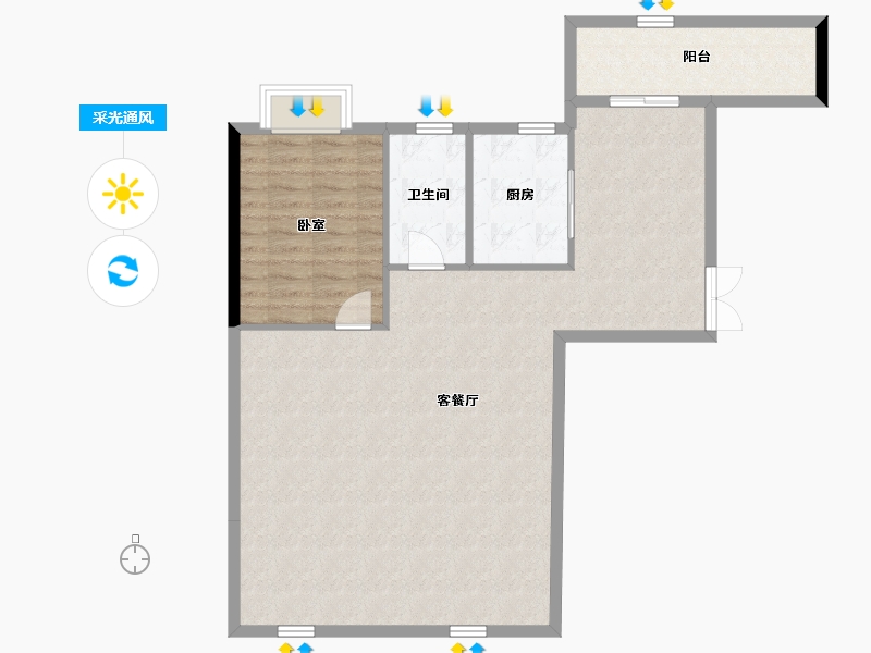 贵州省-黔东南苗族侗族自治州-中程·书香里-94.83-户型库-采光通风