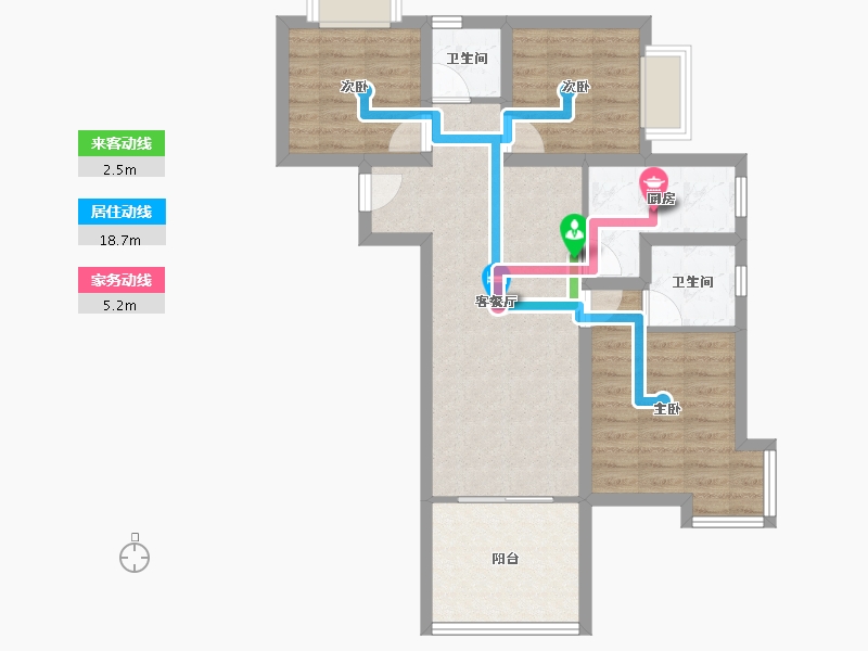 广东省-深圳市-海天一色-71.91-户型库-动静线