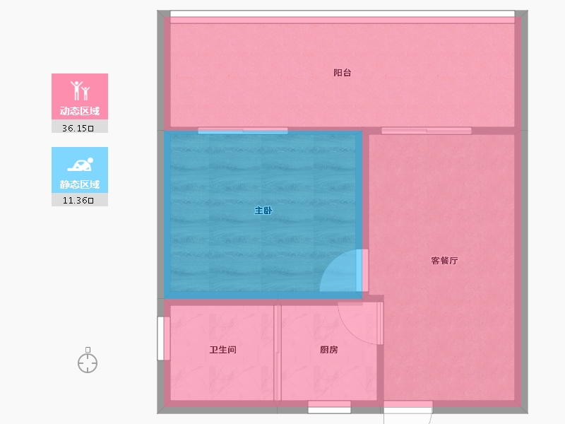 广东省-深圳市-海洋大厦-42.59-户型库-动静分区